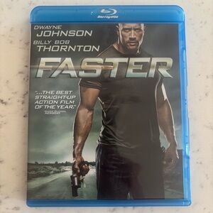 Faster Blu-ray (2010) Dwayne Johnson The Rock Billy Bob Thornton - Like New
